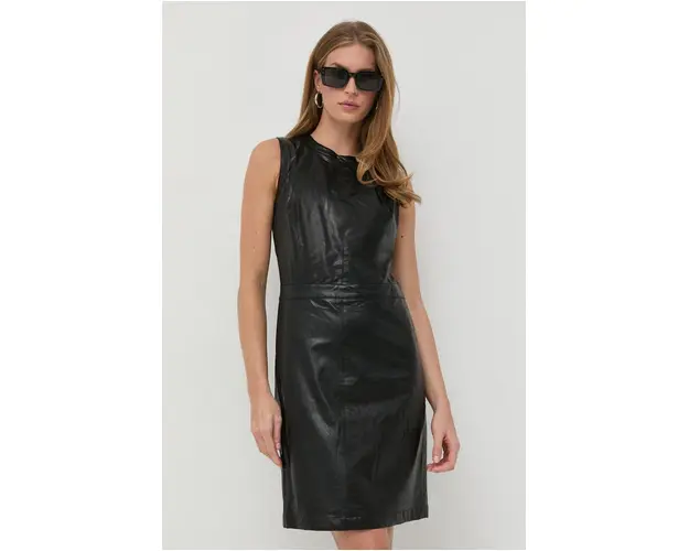 MICHAEL Michael Kors rochie culoarea negru, mini, mulata