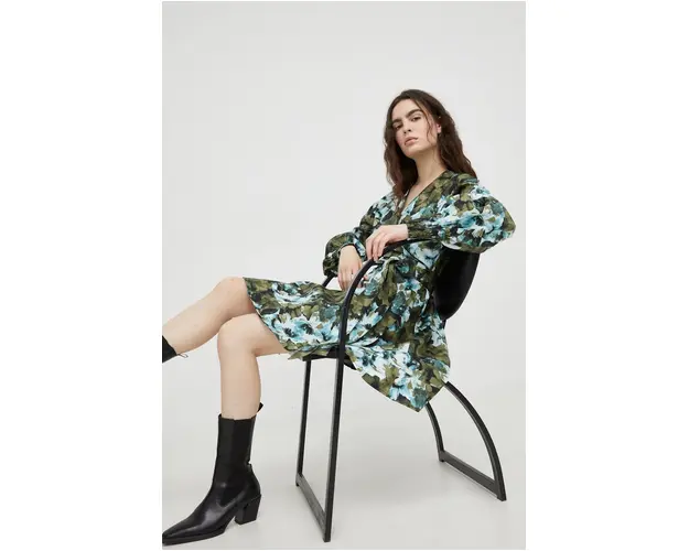 Gestuz rochie din bumbac mini, evazati