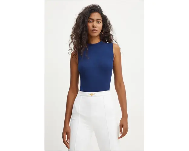 BOSS vesta culoarea negru, light, cu turtleneck, 50473237