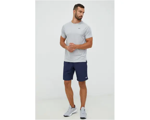 Reebok pantaloni scurti de antrenament Training Essentials Utility barbati, culoarea albastru marin