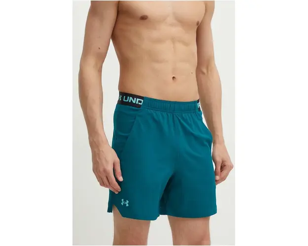 Under Armour pantaloni scurti de antrenament Vanish culoarea verde, 1373718