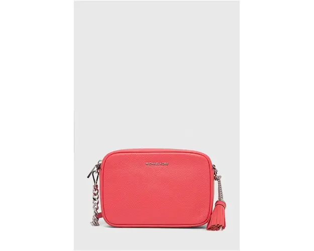 MICHAEL Michael Kors poseta de piele culoarea negru