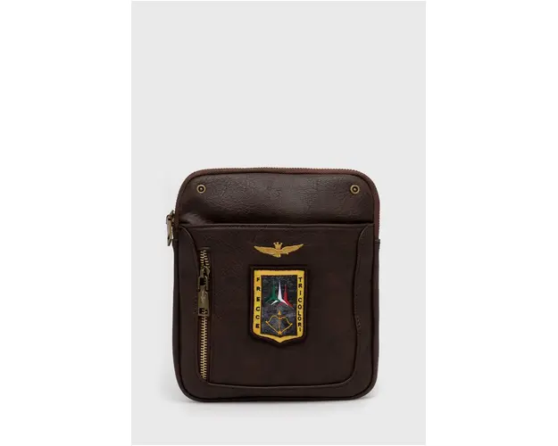 Aeronautica Militare borseta culoarea maro