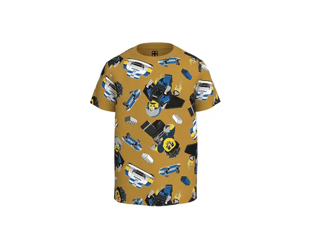 Lego Wear tricou de bumbac pentru copii culoarea galben, modelator