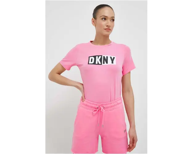 Dkny tricou femei, culoarea violet