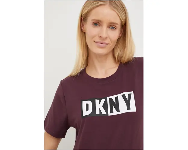 Dkny tricou femei, culoarea violet