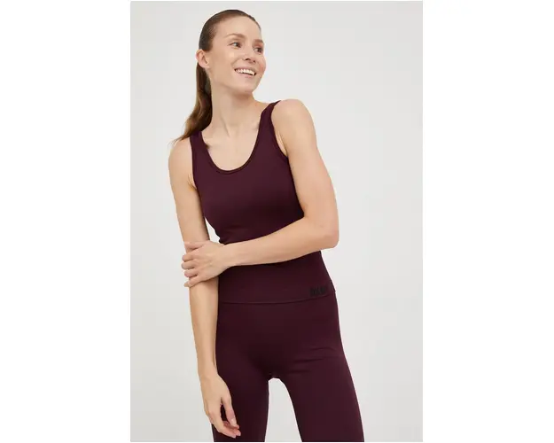 Dkny top femei, culoarea bordo
