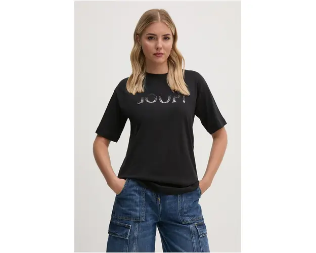 Joop! tricou din bumbac culoarea bej