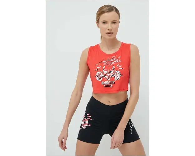 LaBellaMafia top de antrenament Hardcore culoarea rosu