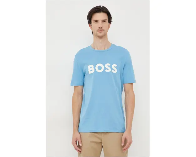 BOSS tricou din bumbac CASUAL barbati, cu imprimeu 50481923