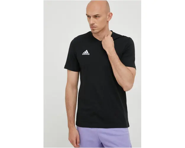 adidas Performance tricou Entrada 22 barbati, culoarea negru, uni HC0448