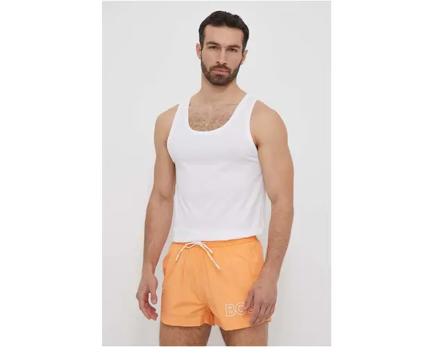 BOSS tricou din bumbac 3-pack barbati, culoarea alb, 50475278