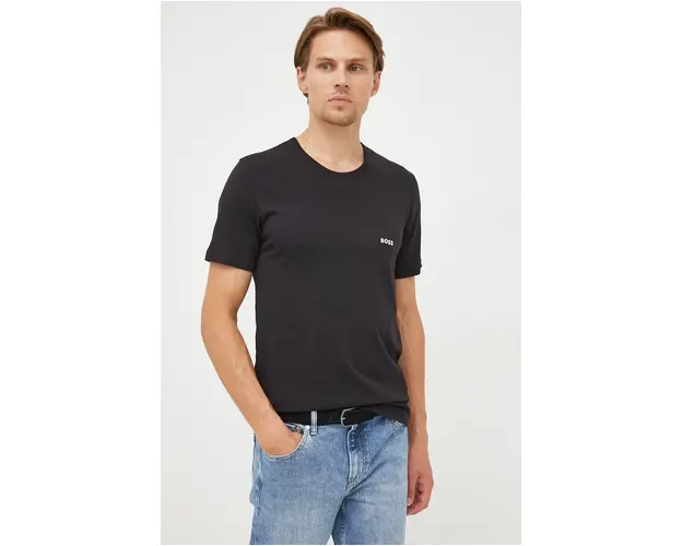 BOSS tricou din bumbac (3-pack) uni 50475284