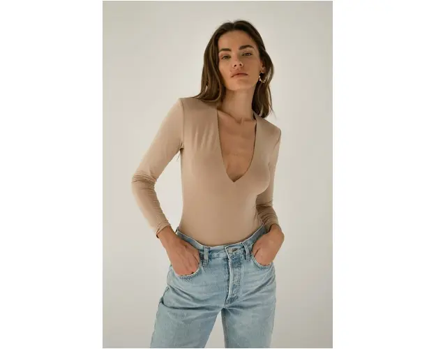 Saint Body body culoarea bej, neted