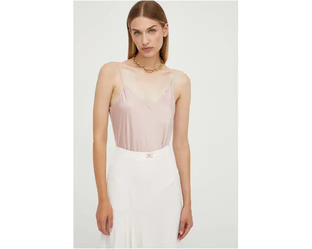 Marella bluza femei, culoarea roz, neted