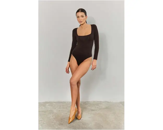 Saint Body bluza femei, culoarea maro, neted