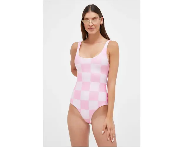 Stine Goya costum de baie dintr-o bucata culoarea roz, cupa moale
