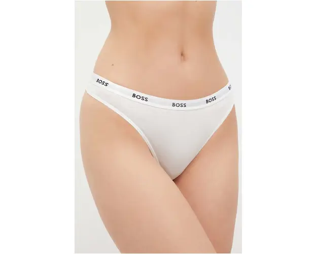 BOSS tanga culoarea bej, 50502752