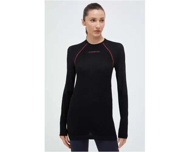 LA Sportiva longsleeve functional Wool40 Aero culoarea negru