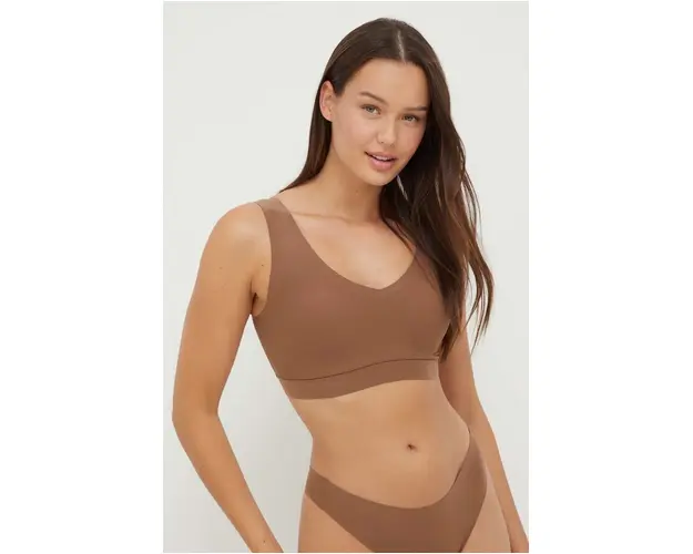 Chantelle sutien culoarea maro, neted