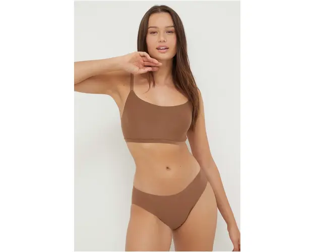 Chantelle sutien culoarea maro, neted