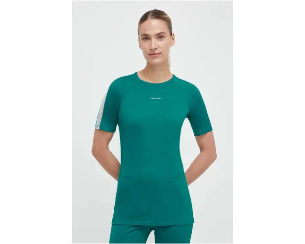 Icebreaker tricou functional 125 ZoneKnit culoarea turcoaz