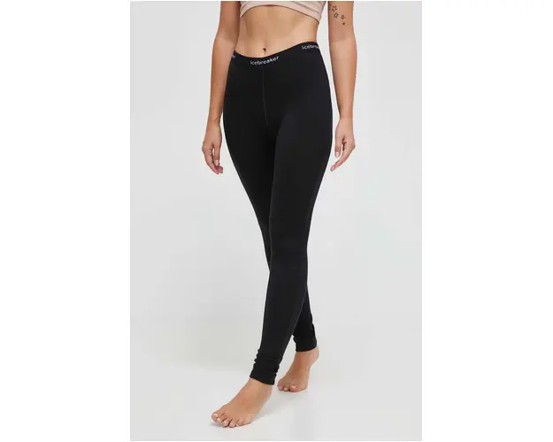 Icebreaker jambiere functionale culoarea negru