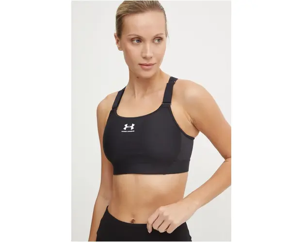 Under Armour sutien sport culoarea negru, neted