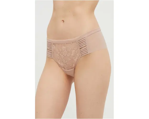 Chantelle X chiloti culoarea bej, transparent