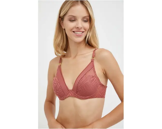 Chantelle sutien culoarea bordo, neted