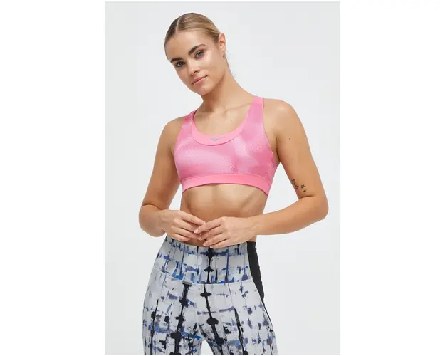 Mizuno sutien sport Alpha Graphic culoarea roz, modelator