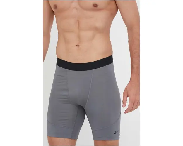 Reebok pantaloni scurti de antrenament ID Train culoarea gri