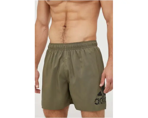 adidas Performance pantaloni scurti de baie culoarea verde