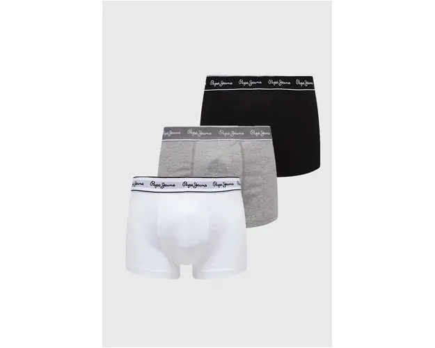 Pepe Jeans boxeri 3-pack barbati, culoarea gri