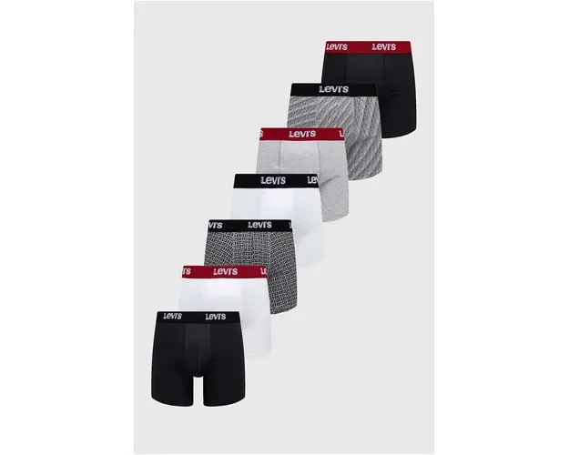 Levi's boxeri 7-pack barbati, culoarea negru