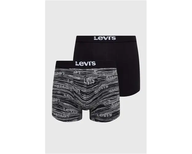 Levi's boxeri 2-pack barbati, culoarea negru