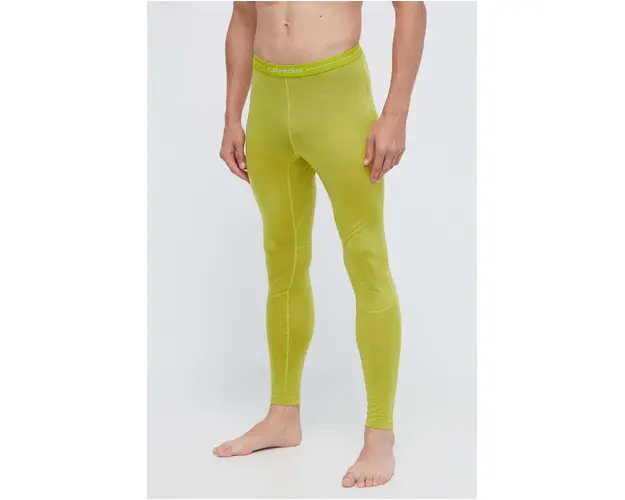 Icebreaker jambiere functionale 125 ZoneKnit culoarea verde