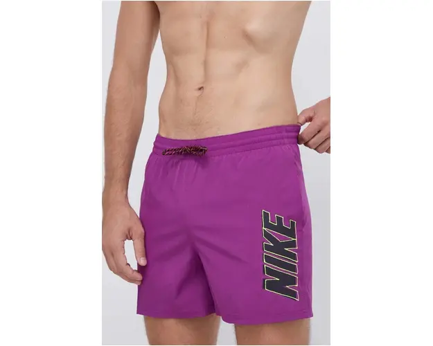 Nike pantaloni scurti de baie Volley culoarea violet