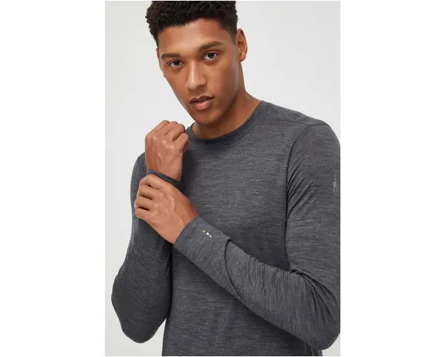 Smartwool longsleeve functional Classic All-Season Merino culoarea gri
