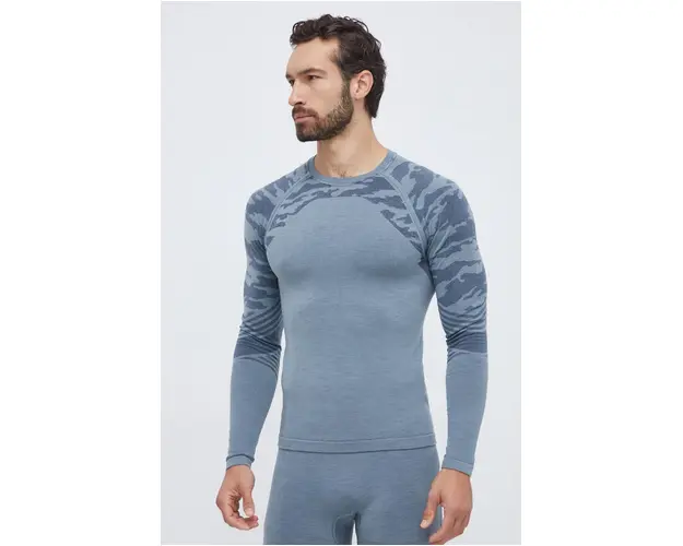 Smartwool longsleeve functional Intraknit Active culoarea gri