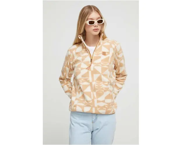 Billabong hanorac Boundary culoarea bej, modelator