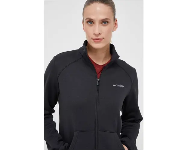 Columbia hanorac Col Hike Tech culoarea negru, neted