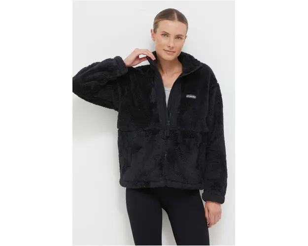 Columbia bluza femei, culoarea negru, neted