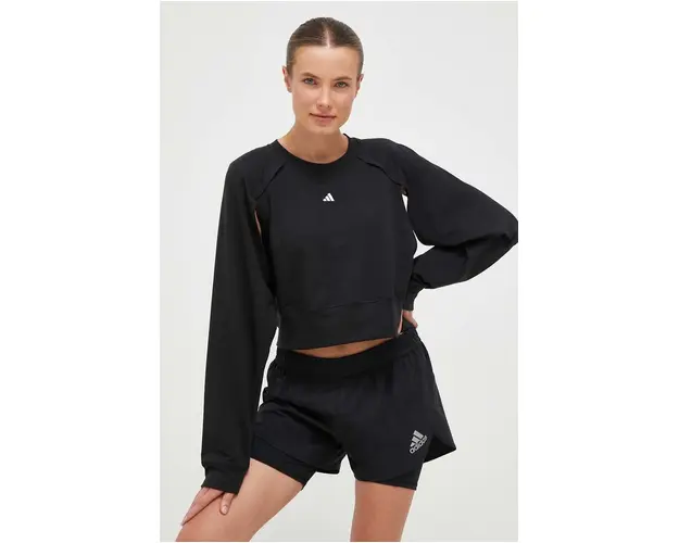 adidas Performance hanorac de antrenament Power culoarea negru, neted