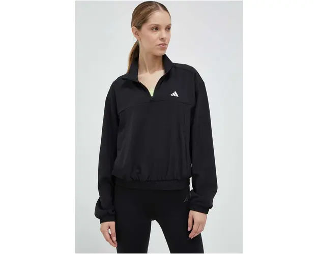 adidas Performance hanorac de antrenament Training Essentials culoarea negru, uni HZ5636