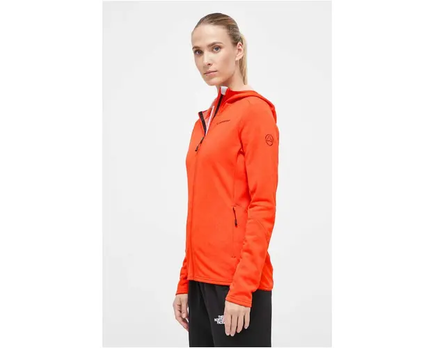 LA Sportiva hanorac Cosmic culoarea portocaliu, cu gluga, neted