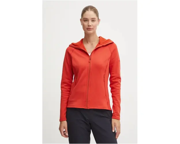 Montane hanorac Fury culoarea portocaliu, cu gluga, neted