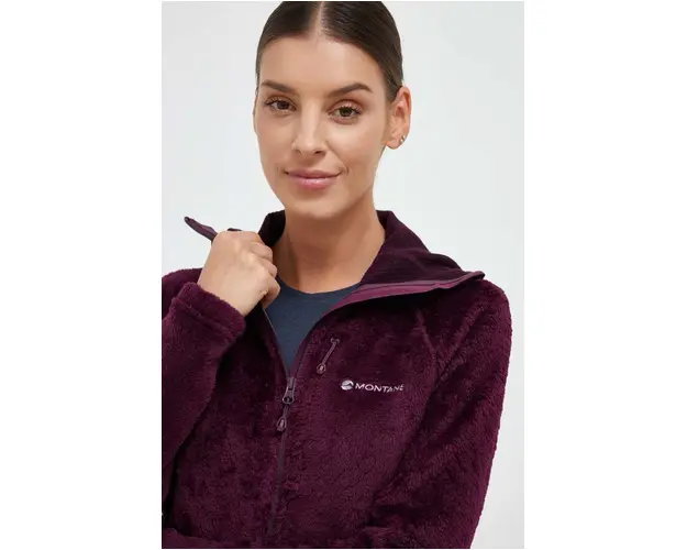 Montane hanorac Protium XPD culoarea violet, cu gluga, neted