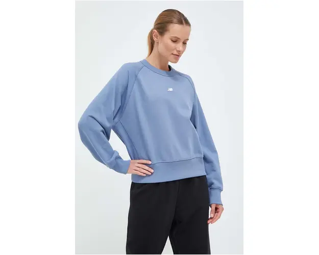 New Balance hanorac de bumbac femei, neted