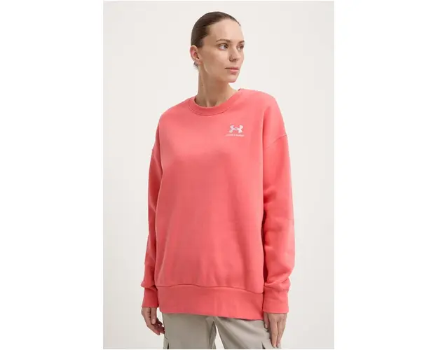 Under Armour bluza femei, culoarea roz, cu imprimeu